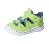 RICOSTA Jungen Kletthalbschuhe Jerry, Baby und Kleinkinder Lauflernschuhe, Weite: Mittel, waschbar,vegan, Lime/Petrol (750), 22 EU