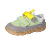 RICOSTA Jungen Kletthalbschuhe JOKIN, Baby und Kleinkinder Lauflernschuhe, Weite: Mittel, Barfuß-Schuh,vegan, Avocado/Graphit/gelb (520), 22 EU