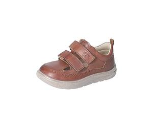 RICOSTA Jungen Kletthalbschuhe Juri,Kinder Lauflernschuhe,WMS:Mittel,lose Einlage,Freizeitschuhe,Klettverschluss,Klettschuhe,Cognac (270),27 EU