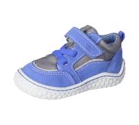 RICOSTA Jungen Kletthalbschuhe Patsy, Baby und Kleinkinder Lauflernschuhe, Weite: MITTEL, Barfuß-Schuh,vegan, Sportschuhe, Carbon/Kobalt (150), 22 EU