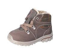 RICOSTA Jungen Lauflernschuhe DESSE,Kinder Boots,WMS:Mittel,lose Einlage,Sympatex,schnürstiefel,Booties,wasserdicht,Quinoa/Schoko (290),27 EU