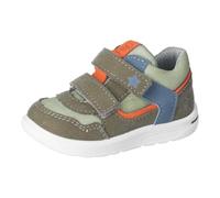 RICOSTA Jungen Low-Top Sneaker ELLI, Kinder Lauflernschuhe, Weite: MITTEL, lose Einlage, waschbar,vegan, Klettstiefel, Oliv/eukalyptus (530), 25 EU