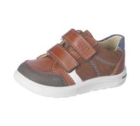 RICOSTA Jungen Low-Top Sneaker Jamie, Kinder Lauflernschuhe, Weite: Mittel, lose Einlage, Klettverschluss, Halbschuhe, Cognac/Kastanie (260), 23 EU