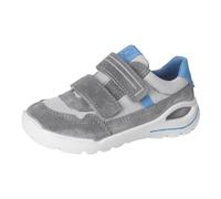 RICOSTA Jungen Low-Top Sneaker Rider, Kinder Halbschuhe, Weite: Mittel, lose Einlage, Klettverschluss, straßenschuhe, Carbon/hellgrau (490), 33 EU