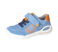 RICOSTA Jungen Low-Top Sneaker Smile, Kinder Halbschuhe, Weite: MITTEL, lose Einlage, Klettverschluss, straßenschuhe, Turnschuhe, Adriatic (140), 28 EU