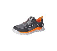 RICOSTA Jungen Low-Top Sneaker Spike,Kinder Halbschuhe,WMS:Mittel,lose Einlage,BOA,Freizeitschuhe,Laufschuhe,schnürer,schwarz/Graphit (090),28 EU