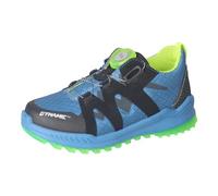 RICOSTA Jungen Low-Top Sneaker Walk, Kinder Halbschuhe, lose Einlage, BOA, straßenschuhe, Strassenschuhe, Sportschuhe, Adriatic/schwarz (140), 33 EU