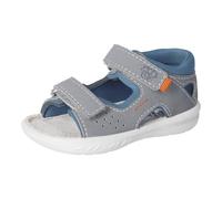 Ricosta Jungen Riemchensandalen MANTU Weite WEIT, waschbar, bequem graphit/petrol Größe 22