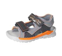 RICOSTA Jungen Sandalen Dino, Kinder Sandalen, Weite: MITTEL, waschbar, Freizeitschuhe, offene Schuhe, Strandschuhe, schwarz/grau (090), 27 EU