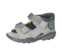 RICOSTA Jungen Sandalen Franky, Baby und Kleinkinder Lauflernschuhe, Weite: Mittel, waschbar, Sommerschuhe, offene Schuhe, eukalyptus/grau (530), 22 EU