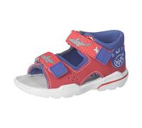RICOSTA Jungen Sandalen Franky, Kinder Lauflernschuhe, Weite: Mittel, waschbar, Klettverschluss, Sommerschuhe, Freizeitschuhe, rot/Kobalt (350), 27 EU