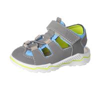 RICOSTA Jungen Sandalen Gery, Baby und Kleinkinder Lauflernschuhe, Weite: Mittel, waschbar, Halbschuhe, Klettverschluss, Meteor/Sky (460), 20 EU