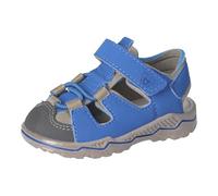 RICOSTA Jungen Sandalen Gery, Baby und Kleinkinder Lauflernschuhe, Weite: MITTEL, waschbar, Outdoorsandalen, Klettverschluss, Azur/kies (152), 22 EU