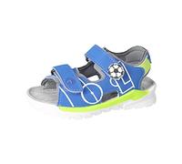 RICOSTA Jungen Sandalen Goal,Kinderschuhe,WMS:Mittel,waschbar,Outdoorsandalen,Klettverschluss,Kids,Kinderschuhe,Azur/grau (150),32 EU