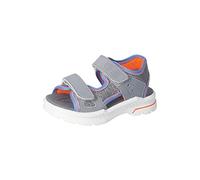 RICOSTA Jungen Sandalen Mick,Kinder Sommerschuhe,WMS:Mittel,Klettverschluss,Freizeitschuhe,offene Schuhe,Strandschuhe,Graphit (450),34 EU