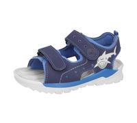 Ricosta Jungen Sandalen SURF, nautic/azur – Weite WEIT, waschbar, Klettverschluss, Größe 28