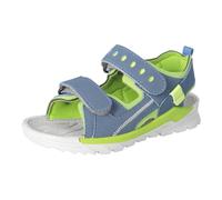 RICOSTA Jungen Sandalen TAJO, Kinder Sandalen, Weite: Weit, waschbar, Outdoorsandalen, Klettverschluss, Sommerschuhe, Pavone/Acido (141), 34 EU