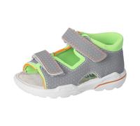 RICOSTA Jungen Sandalen TITU, Kinder Lauflernschuhe, Weite: Mittel, waschbar, Outdoorsandalen, Klettverschluss, Sommerschuhe, Graphit/Apple (460), 24 EU