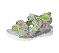 RICOSTA Jungen Sandalen Wave, Kinder Sommerschuhe, Weite: Mittel, waschbar, Freizeitschuhe, offene Schuhe, Strandschuhe, eukalyptus/Acido (530), 29 EU