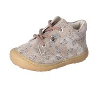 RICOSTA Jungen Schnürhalbschuhe DOTS, Kinder Lauflernschuhe, Weite: MITTEL, lose Einlage, schnürstiefel, Booties, Leder, Schoko (261), 23 EU