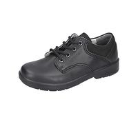 RICOSTA Jungen Schnürhalbschuhe Harry, WMS: Mittel, Kommunion Kind-er Kids Junge-n Kinderschuhe toben Spielen Freizeit leger,schwarz,39 EU / 6 UK
