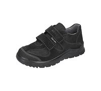 RICOSTA Jungen Sneaker NIRO, Weite: Weit (WMS), TEX,Freizeitschuhe,Laufschuhe,Klettschuhe,Klettverschluss,schwarz (090),38 EU / 5 UK