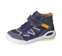 RICOSTA Jungen Stiefel Active, Kinder Boots, Weite: Mittel, lose Einlage, RicostaTEX, Klettstiefel, Booties, Leder, Nautic/Ozean (170), 35 EU