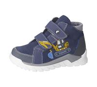 RICOSTA Jungen Stiefel BO,Kinder Boots,WMS:Mittel,lose Einlage,RicostaTEX,Blinklicht,wasserdicht,klettstiefel,booties,nautic (170),32 EU