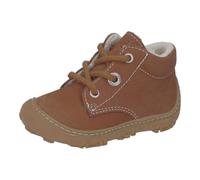 RICOSTA Jungen Stiefel Colin, Kinder Lauflernschuhe, Weite: Weit, terracare,Barfuß-Schuh, schnürstiefel, Booties, Curry (260), 24 EU
