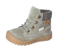 RICOSTA Jungen Stiefel DEANY, Baby und Kleinkinder Lauflernschuhe, Weite: Weit, CareTEX, Klettstiefel, Booties, wasserdicht, eukalyptus (530), 22 EU