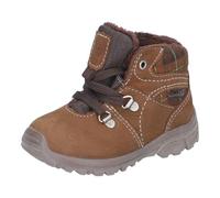 RICOSTA Jungen Stiefel DESSE, Baby und Kleinkinder Lauflernschuhe, Weite: Mittel, lose Einlage, Sympatex, schnürschuhe, Caramel/Schoko (280), 19 EU
