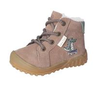 RICOSTA Jungen Stiefel Dusty, Baby und Kleinkinder Lauflernschuhe, Weite: Weit, CareTEX, terracare, schnürer, Business, Schoko (Krokodil) (270), 20 EU