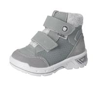 RICOSTA Jungen Stiefel Finn, Kinder Lauflernschuhe, Weite: Mittel, lose Einlage, Sympatex, wasserdicht, Klettstiefel, Salbei/Graphit (570), 24 EU