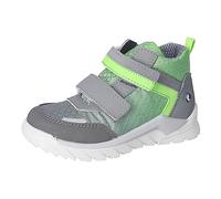 RICOSTA Jungen Stiefel Marvin,Kinder Boots,WMS:Mittel,lose Einlage, TEX,wasserdicht,Klettstiefel,Booties,Graphit/Limette (450),32 EU