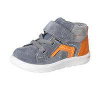 RICOSTA Jungen Stiefel MATTI, Kinder Lauflernschuhe, Weite: Weit, lose Einlage, Sympatex, wasserdicht, Klettstiefel, Booties, Space/orange (140), 26 EU