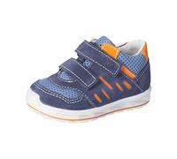 RICOSTA Jungen Stiefel NURO, Kinder Lauflernschuhe, Weite: Mittel, lose Einlage, Klettstiefel, Booties, Leder, Nautic (170), 25 EU