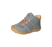 RICOSTA Jungen Stiefel SAMI,Kinder Lauflernschuhe,WMS:Mittel,lose Einlage,terracare,schnürstiefel,Booties,Leder,Salbei/orange (580),25 EU