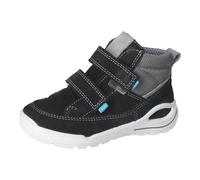 RICOSTA Jungen Stiefel Skip, Kinder Boots, Weite: Mittel, lose Einlage, RicostaTEX, Klettstiefel, Booties, wasserdicht, schwarz/Graphit (090), 28 EU