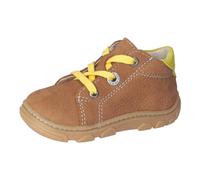 RICOSTA Jungen Stiefel ZUMA, Kinder Lauflernschuhe, Weite: Mittel, Barfuß-Schuh, schnürstiefel, Booties, Leder, Curry/gelb (260), 25 EU
