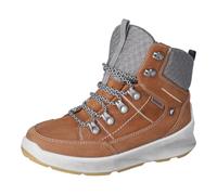 Ricosta Jungen Stiefelette Boston Leder/Textil, gefüttert, wasserdicht, Curry Gr. 37