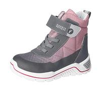 RICOSTA Jungen Winterstiefel BRIXEN,Kinder Boots,WMS:Weit,lose Einlage,Sympatex,wasserdicht,Winterboots,warm,gefüttert,Graphit/rosa (450),33 EU