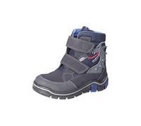 RICOSTA Jungen Winterstiefel GRISU,Kinder Boots,WMS:Weit,lose Einlage,Sympatex,Blinklicht,wasserdicht,Winterboots,warm,See/Ozean (180),34 EU