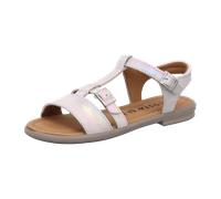 RICOSTA Mädchen Riemchensandalen KALJA, Kinder Sandalen, Weite: Mittel, offene schuhe, strandschuhe, sandaletten, sommersandalen, bianco (810), 34 EU