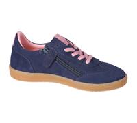 RICOSTA Mädchen Low-Top Sneaker London, Kinder Halbschuhe, lose Einlage, Turnschuhe, Laufschuhe, schnürschuhe, schnürer, Nautic/rosa (170), 36 EU