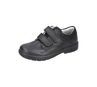 RICOSTA Kinder Kletthalbschuhe William, Weite: Weit (WMS), Halbschuh Klettverschluss strassenschuh Sneaker freizeitschuh Kids,schwarz,36 EU / 3 UK