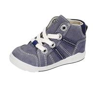 RICOSTA Kinder Lauflern Schuhe Danny von Pepino, Weite: Weit (WMS), Jungen Kinderschuhe toben Spielen verspielt detailreich,See,22 EU / 5.5 Child UK