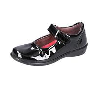 RICOSTA Kinder Riemchenballerinas Beth, Weite: Mittel (WMS), Kinderschuhe toben Spielen verspielt detailreich Freizeit leger,schwarz,42 EU / 8 UK