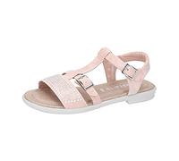 RICOSTA Kinder Riemchensandalen BELLA, Weite: Mittel (WMS), detailreich freizeit leger römer-sandale sandalette sommerschuh,nude,36 EU / 3 UK