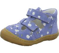Lauflernschuh PEPINO BY RICOSTA "Eni WMS: mittel", Kinder, Gr. 20, lila (fliederfarben), Veloursleder, geblümt, casual, Schuhe, Sommerschuh, Print, WMS-System, Leder, Größenschablone zum Download (870