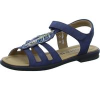 RICOSTA Mädchen Riemchensandalen Amelie, Kinder Sandalen, Weite: Mittel, Sommersandalen, bequem, flach, Sommerschuhe, Freizeitschuhe, Nautic (170), 42 EU